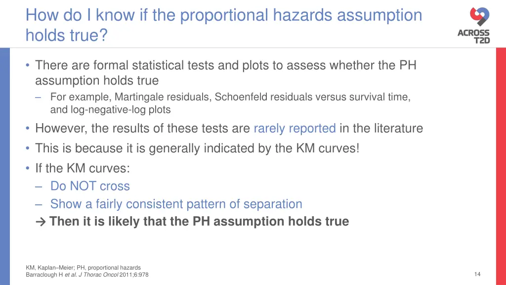 how do i know if the proportional hazards