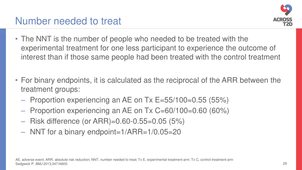 number needed to treat