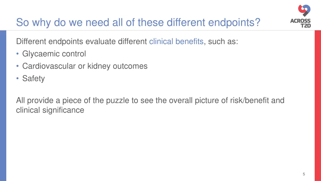 so why do we need all of these different endpoints