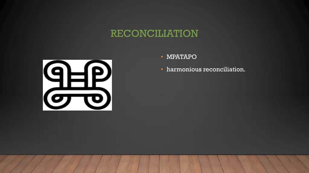 reconciliation