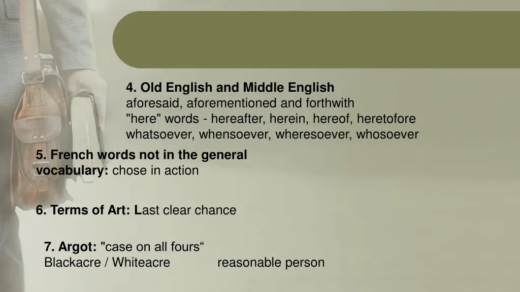 4 old english and middle english aforesaid