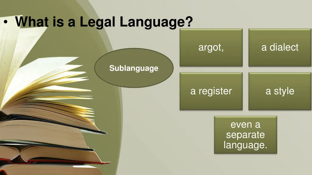 what is a legal language