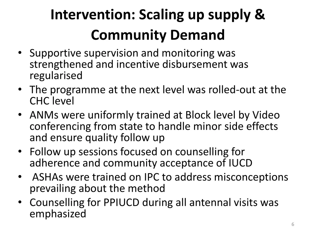 intervention scaling up supply community demand