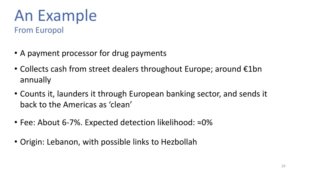 an example from europol