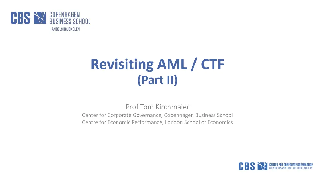 revisiting aml ctf part ii