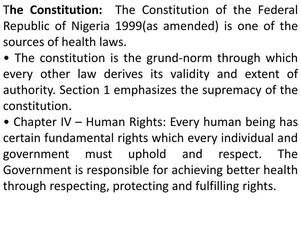 t he constitution the constitution of the federal