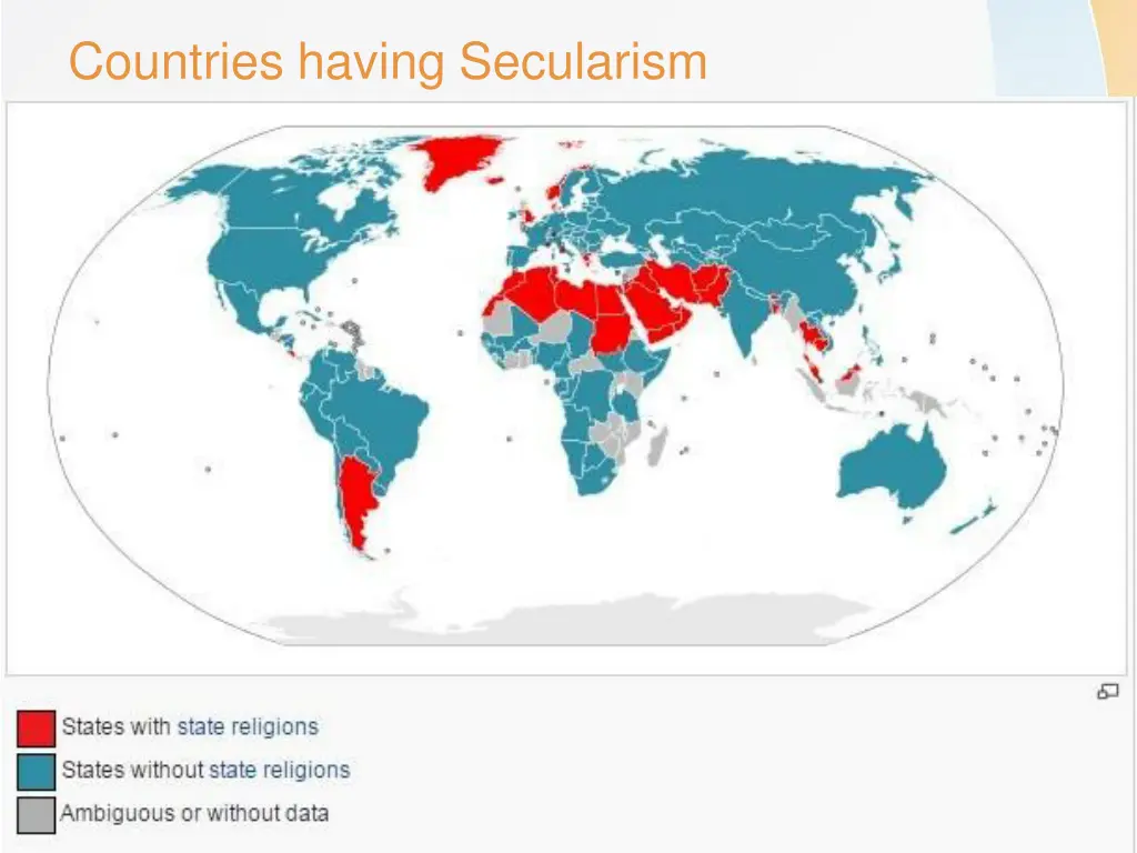 countries having secularism