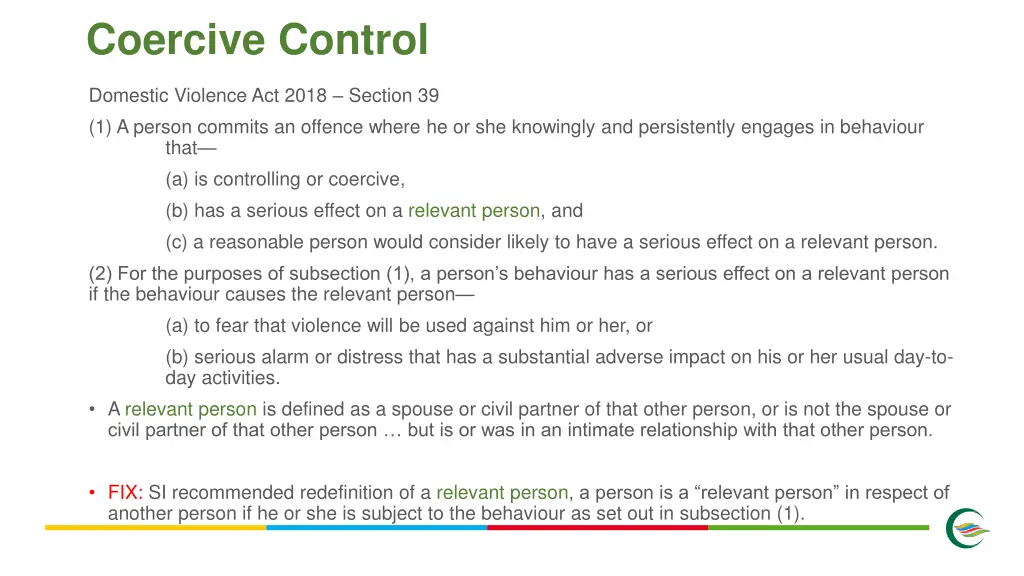 coercive control