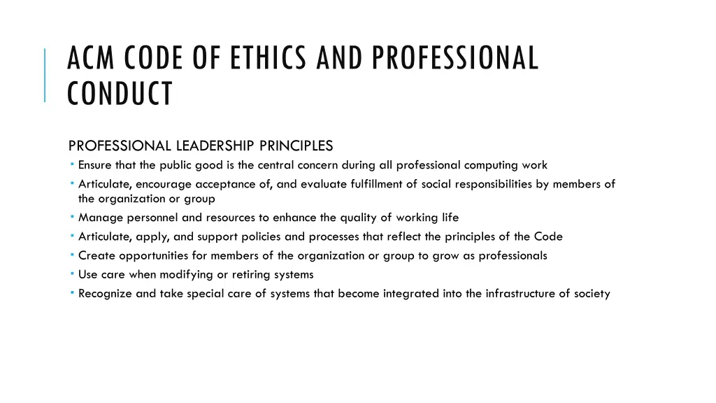 acm code of ethics and professional conduct 2