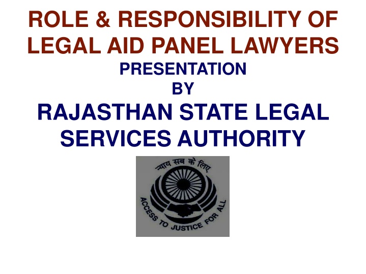 role responsibility of legal aid panel lawyers