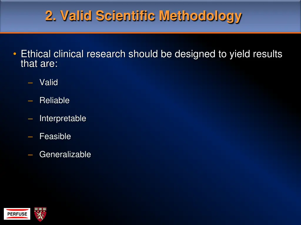 2 valid scientific methodology