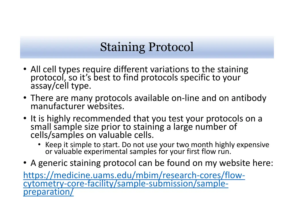 staining protocol