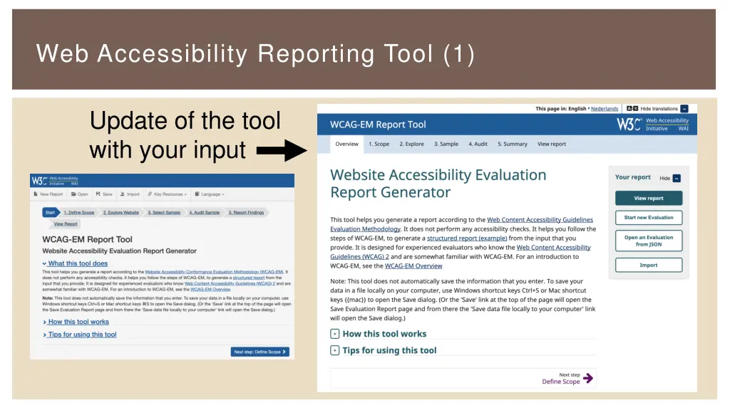 web accessibility reporting tool 1