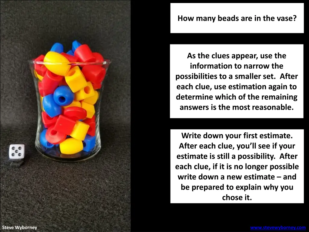 how many beads are in the vase 1