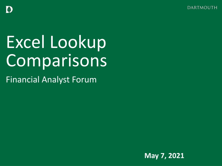 excel lookup comparisons financial analyst forum