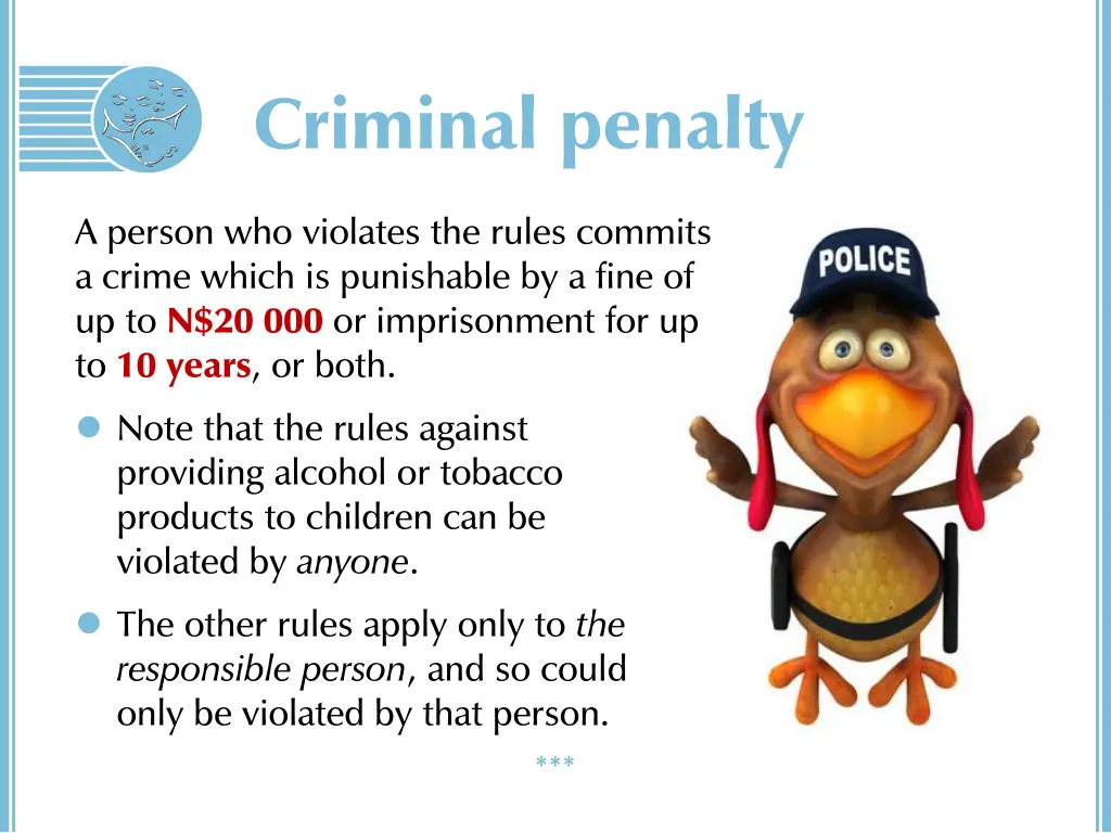 criminal penalty