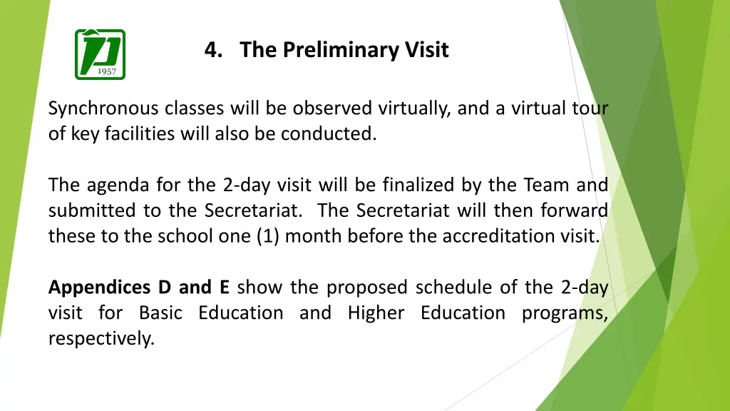 4 the preliminary visit 2