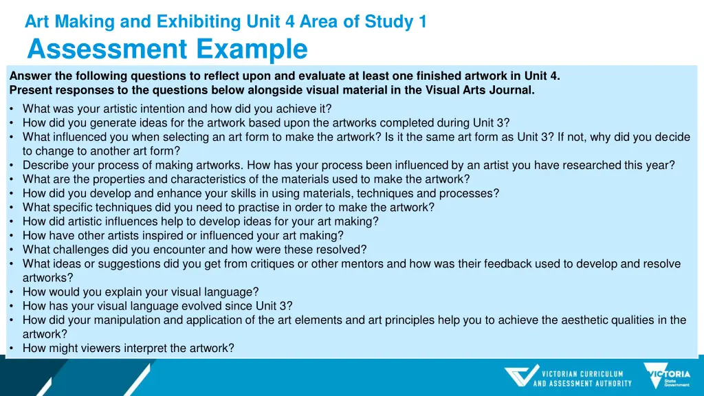 art making and exhibiting unit 4 area of study 1 3