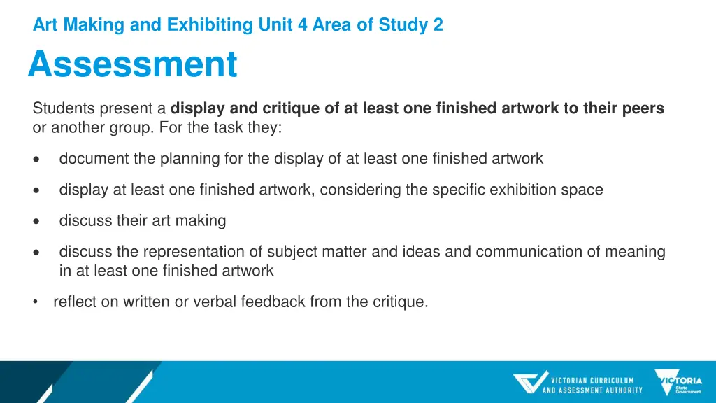 art making and exhibiting unit 4 area of study 2 6