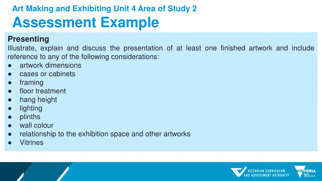 art making and exhibiting unit 4 area of study 2 7