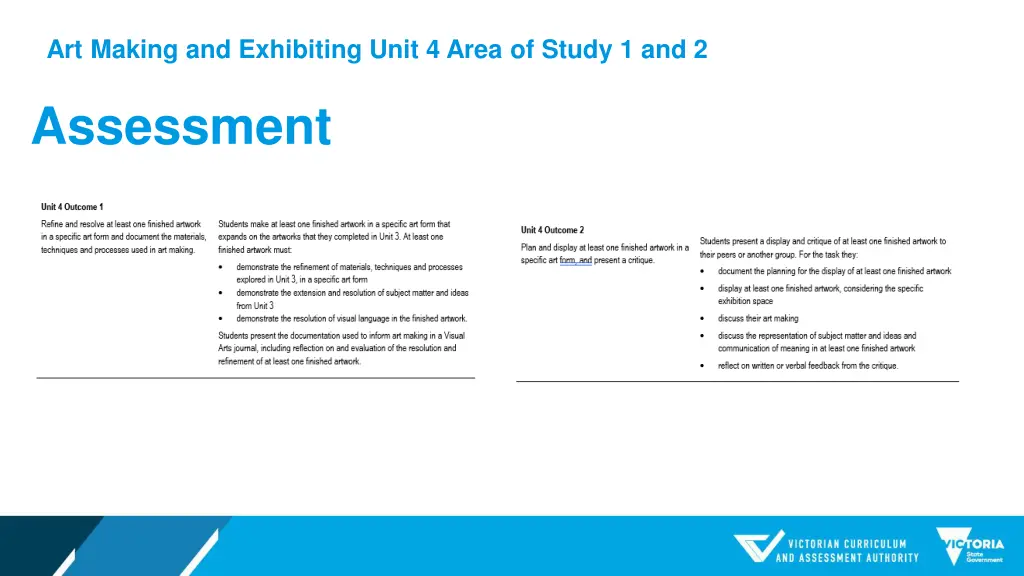 art making and exhibiting unit 4 area of study