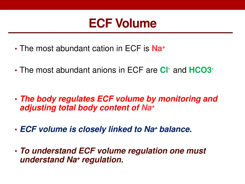 ecf volume