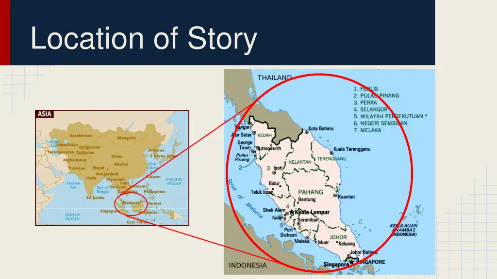 location of story