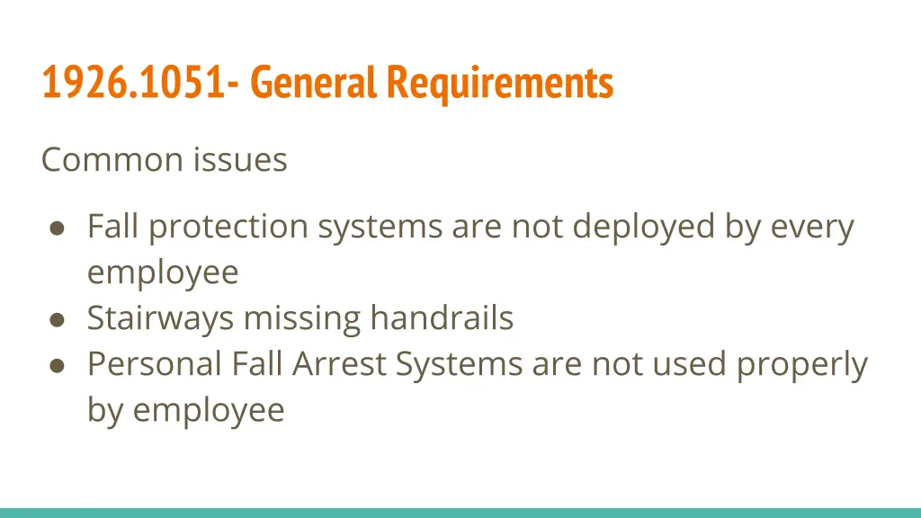 1926 1051 general requirements 1