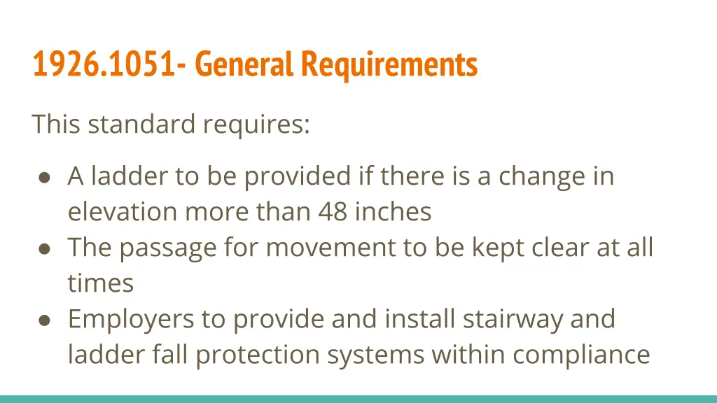 1926 1051 general requirements