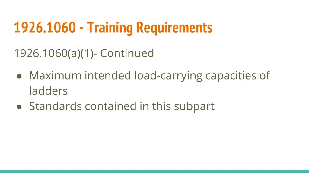 1926 1060 training requirements 2