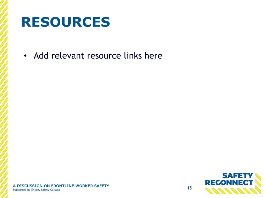 resources