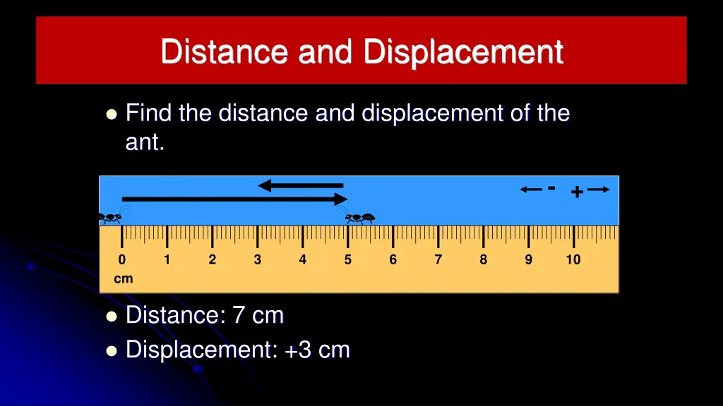 distance and displacement 2