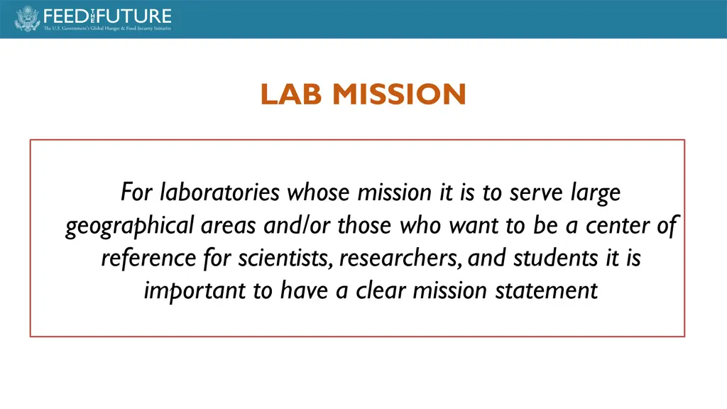 lab mission