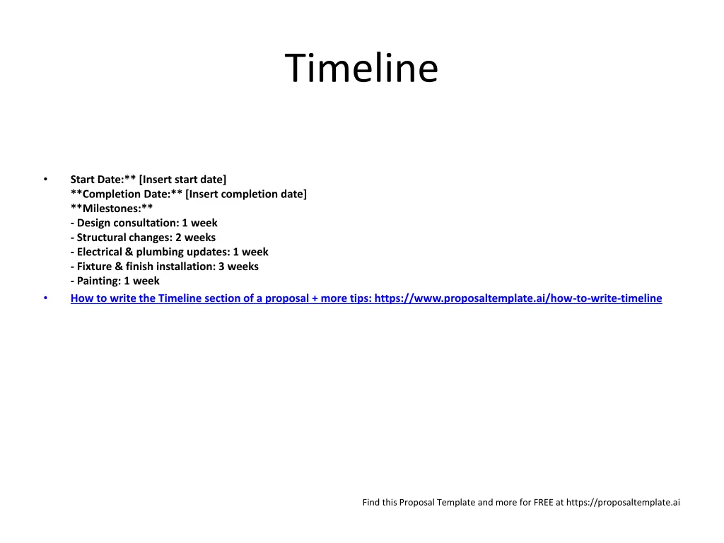 timeline