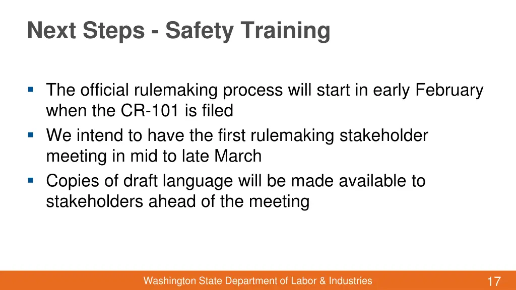 next steps safety training 1