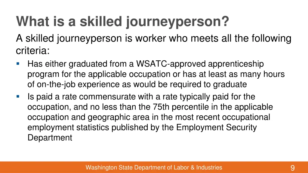 what is a skilled journeyperson a skilled