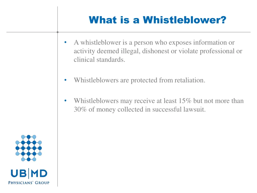 what is a whistleblower