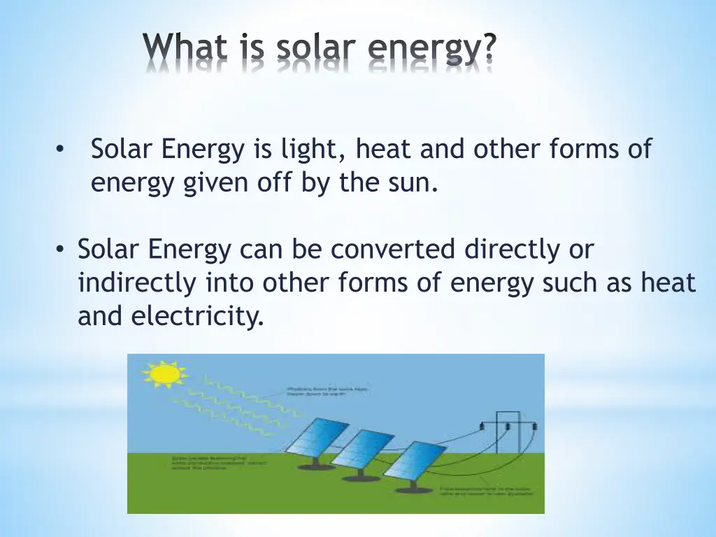 what is solar energy