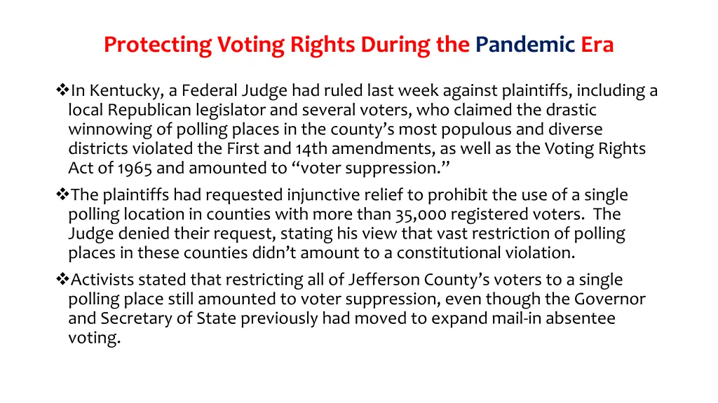 protecting voting rights during the pandemic era 4