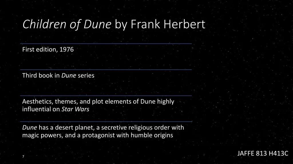 children of dune by frank herbert