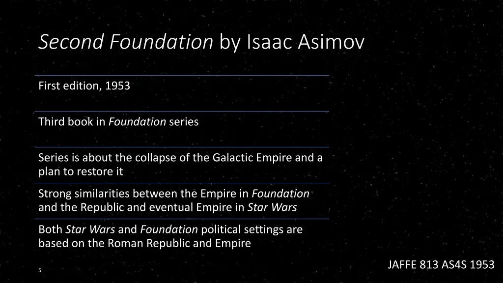 second foundation by isaac asimov