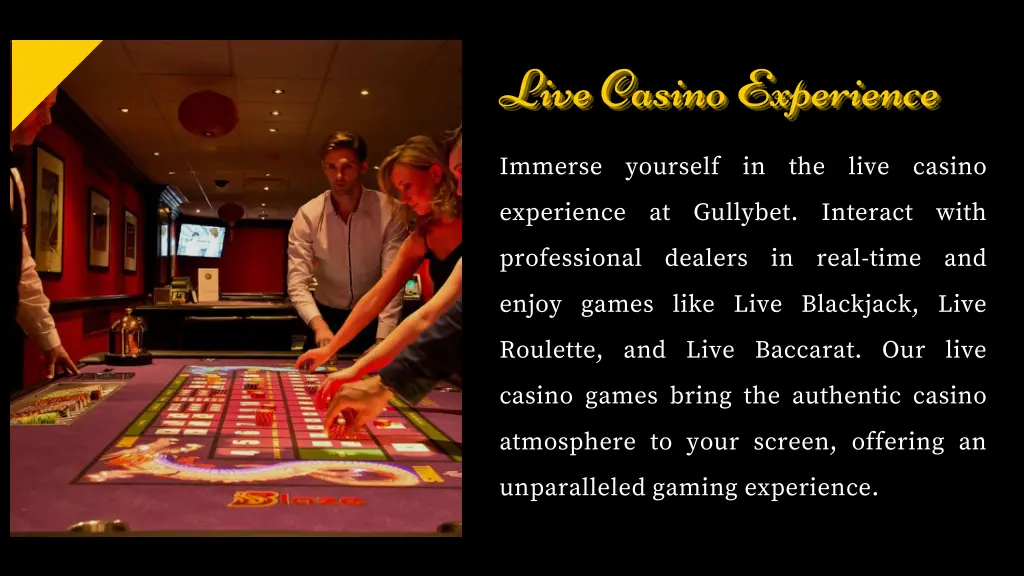 live casino experience live casino experience