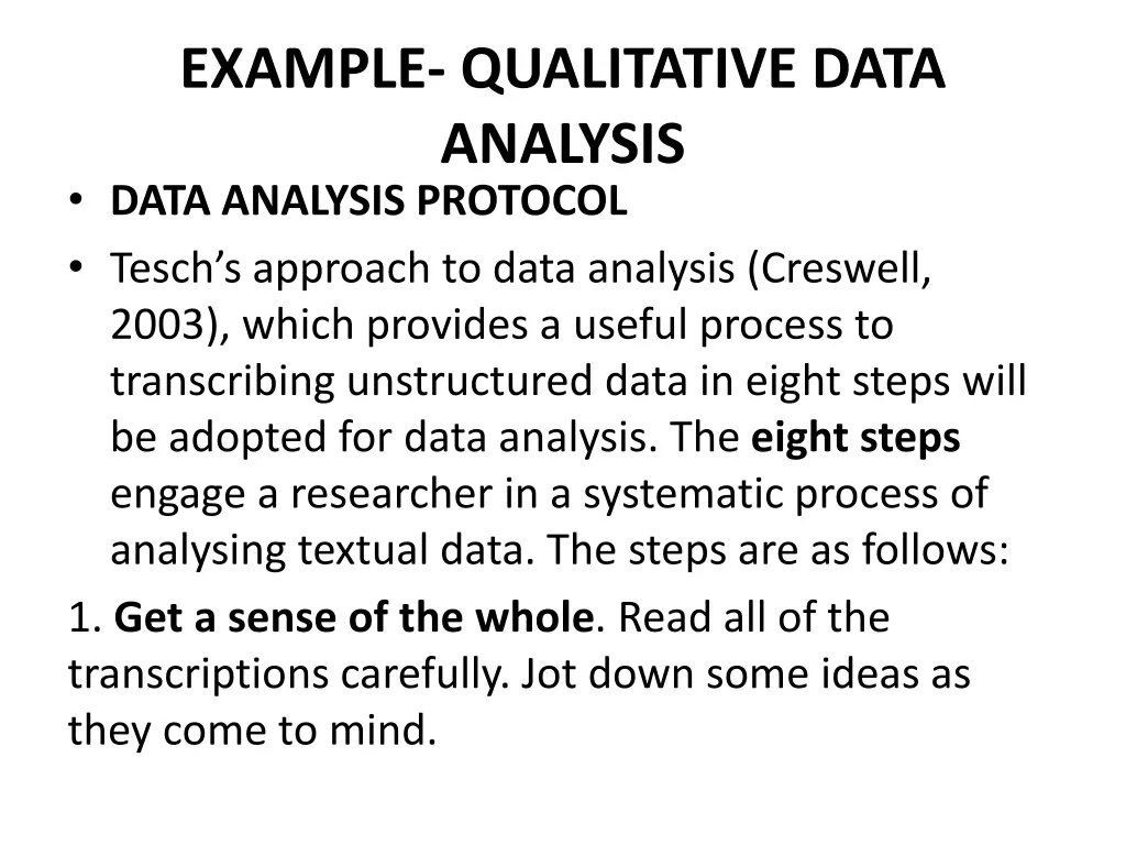 example qualitative data analysis data analysis