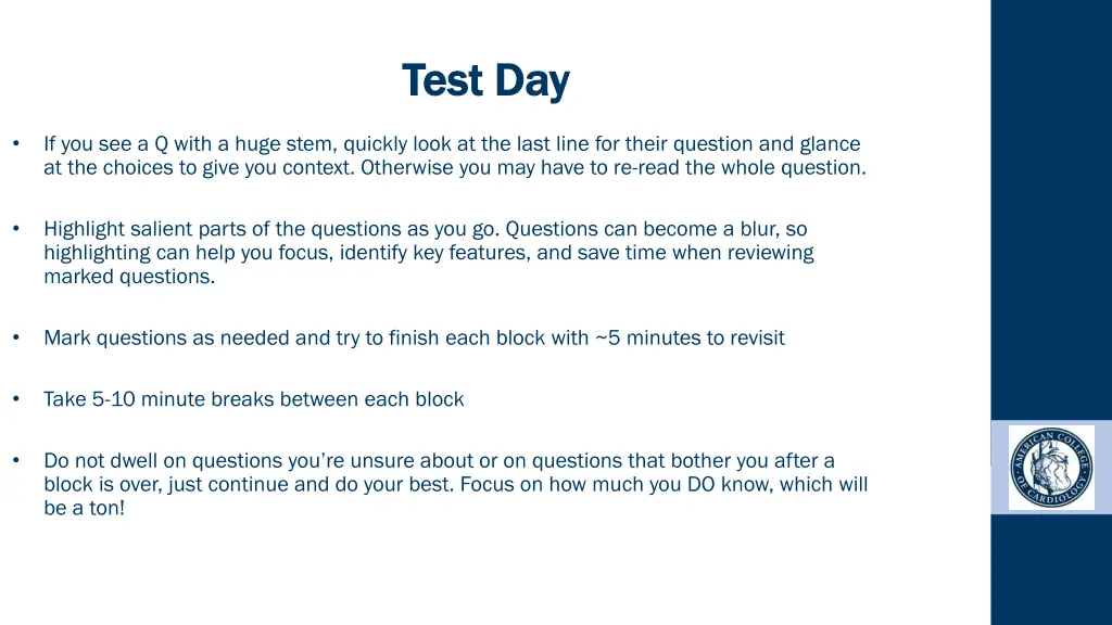 test day test day