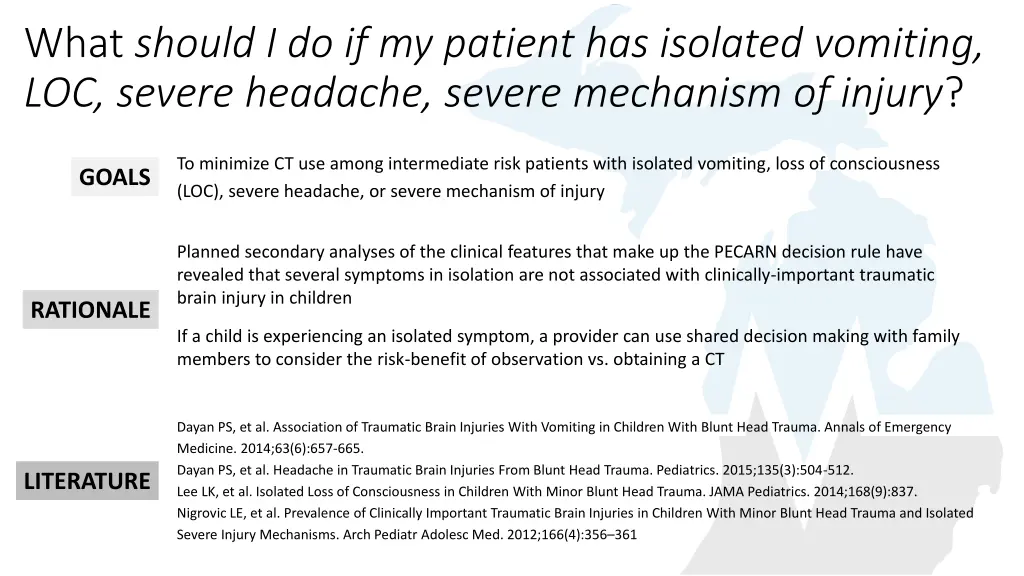 what should i do if my patient has isolated