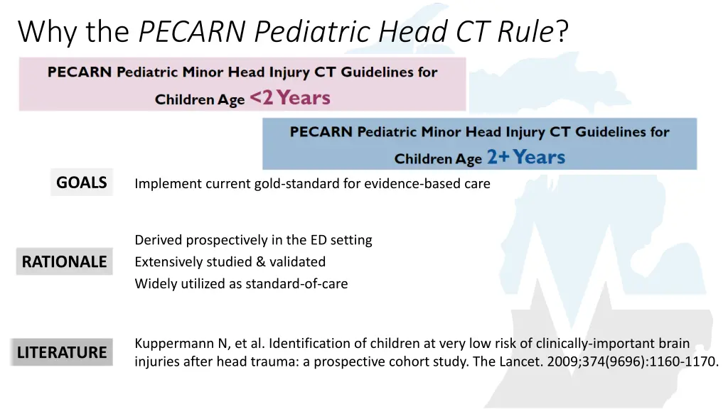 why the pecarn pediatric head ct rule