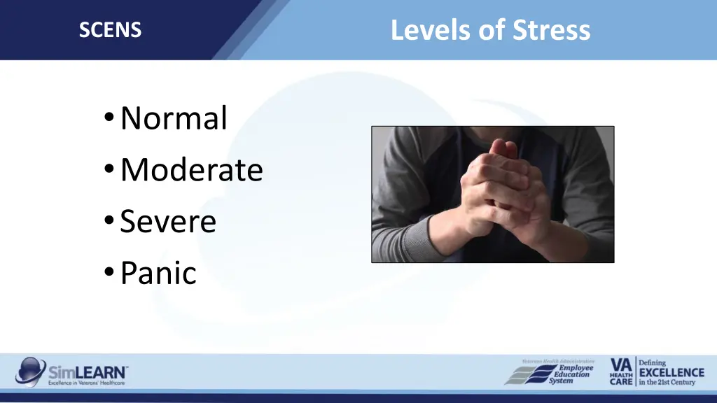 levels of stress