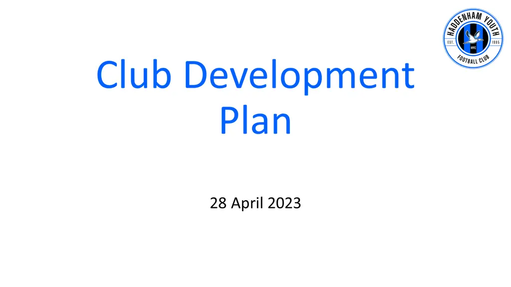 club development plan