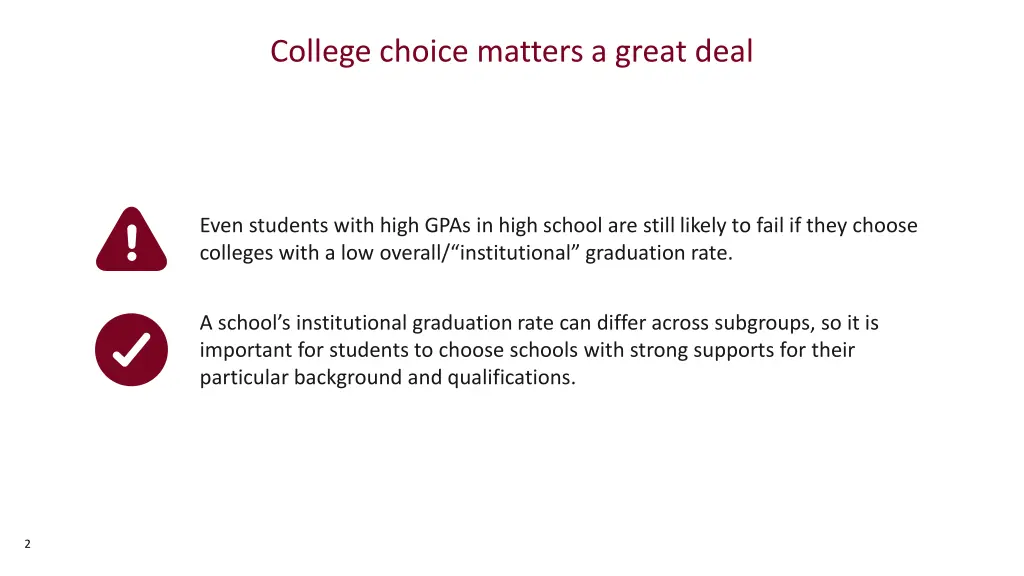 college choice matters a great deal