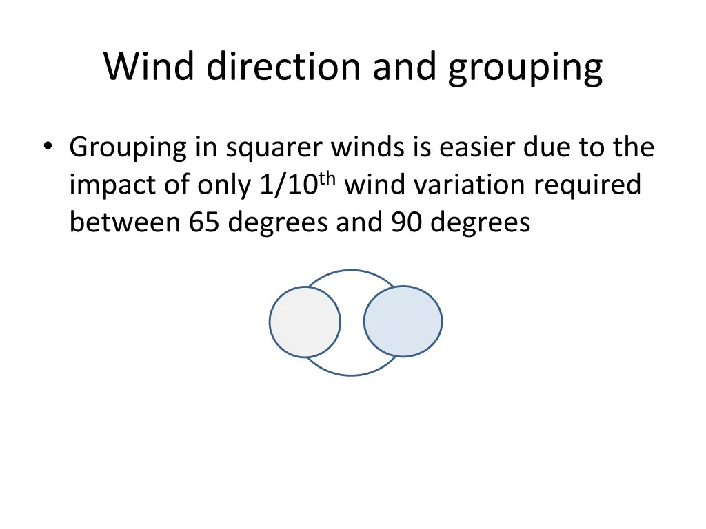 wind direction and grouping 1